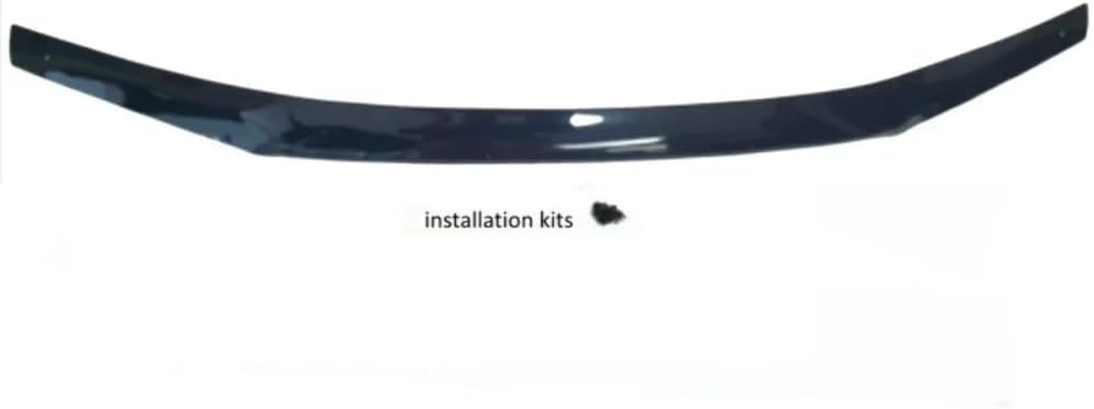 Tradieschoice 4X4 Bonnet Protector Guard to Suit Holden Colorado RC 2008-2011 Tinted Black image number 1