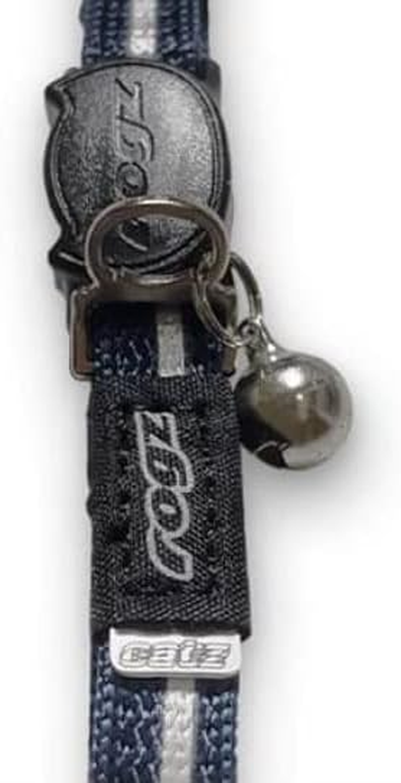 Tractive Rogz Alleycat Safety Collar. Breakaway & Weight-Adjustable for Maximum Peace of Mind. (Dark Blue) image number 2