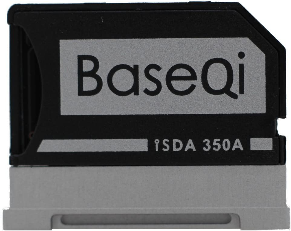 BASEQI Aluminum Microsd Adapter for Microsoft Surface Book & Surface Book 2 & Surface Book 3 15" (Model-351A)