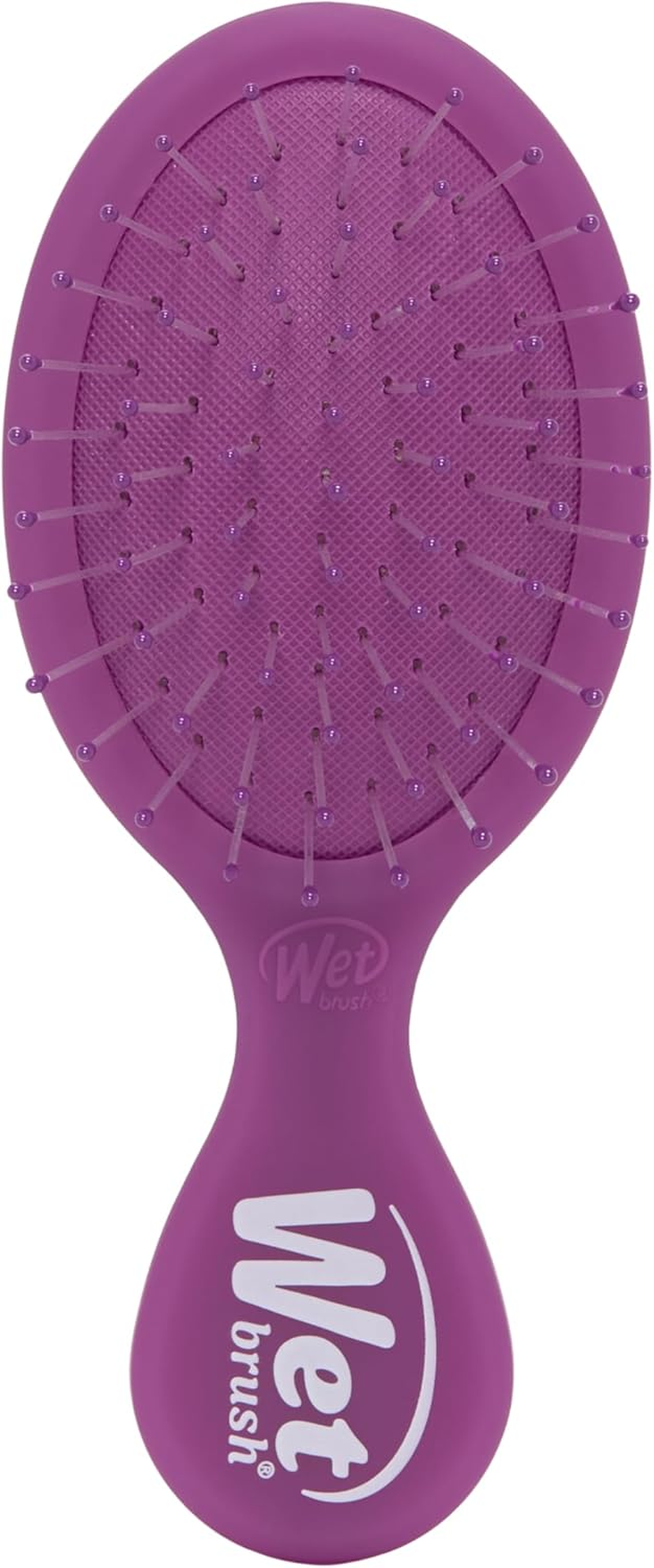 Wet Brush Mini Detangler Hair Brush, Purple Frost, Detangling Travel Hairbrush, Ultra-Soft Intelliflex Bristles Glide through Tangles with Ease, Pain-Free, All Hair Types