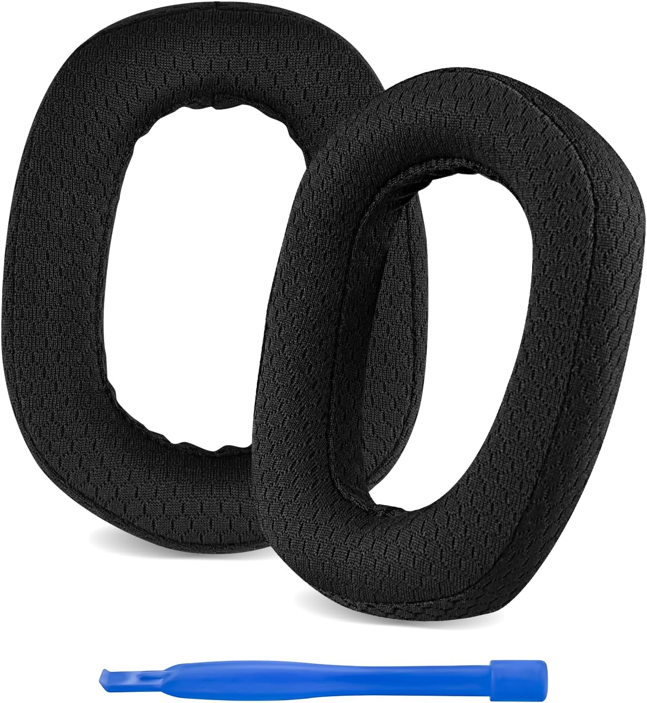 Linkidea Replacement Ear Pads for Logitech G435 Bluetooth Wireless Gaming Headphones Ear Cushions (Mesh Fabric/Black) image number 4