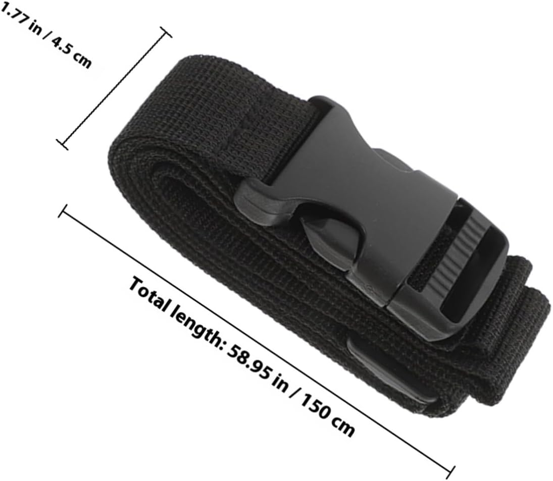 LAPYAPPE Adjustable Utility Bag Strap with Secure Buckle Wide Multipurpose Luggage Strap Extender for Hiking Backpacks Outdoor Gear Travel and Sports Bags image number 2