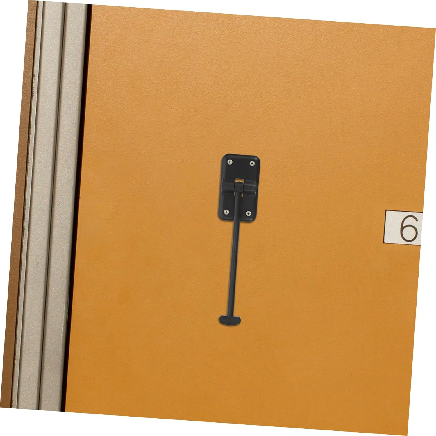 Outanaya Black Plastic Rv Door Holder with Screws Door Latch for Campers and Trailers Secure Exterior Catch Hook for Travel Vehicles Multipurpose Storage