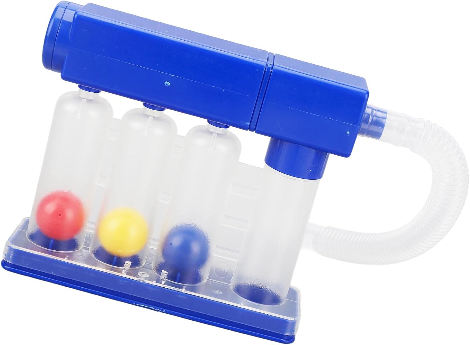 Deep Breathing Lung Exerciser, 3 Color Coded Balls, 600Cc to 1200Cc Breath Measurement System, Deep Breathing Exercise for Lung Recovery, Deep Breathin Training for Most People image number 2