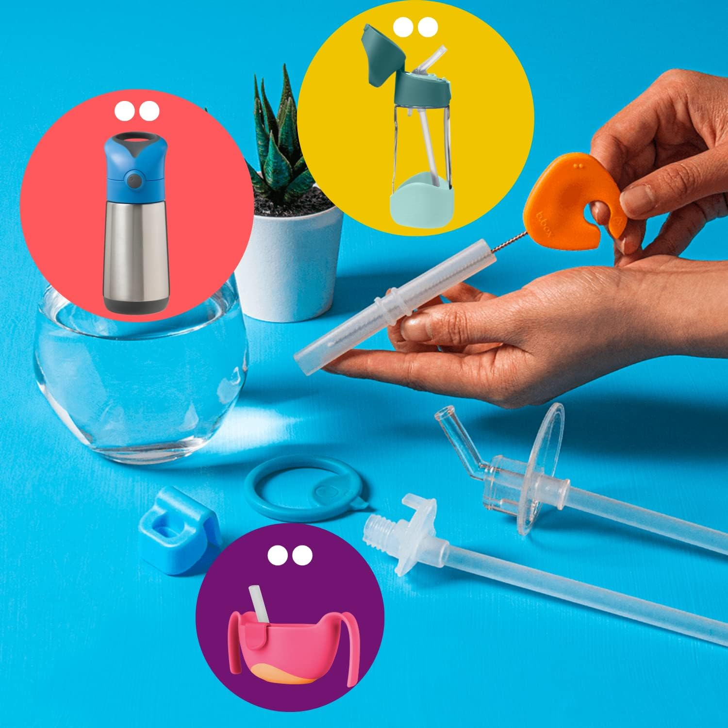 B.Box Bottle Cleaning Brush Set (Pack of 5) image number 6