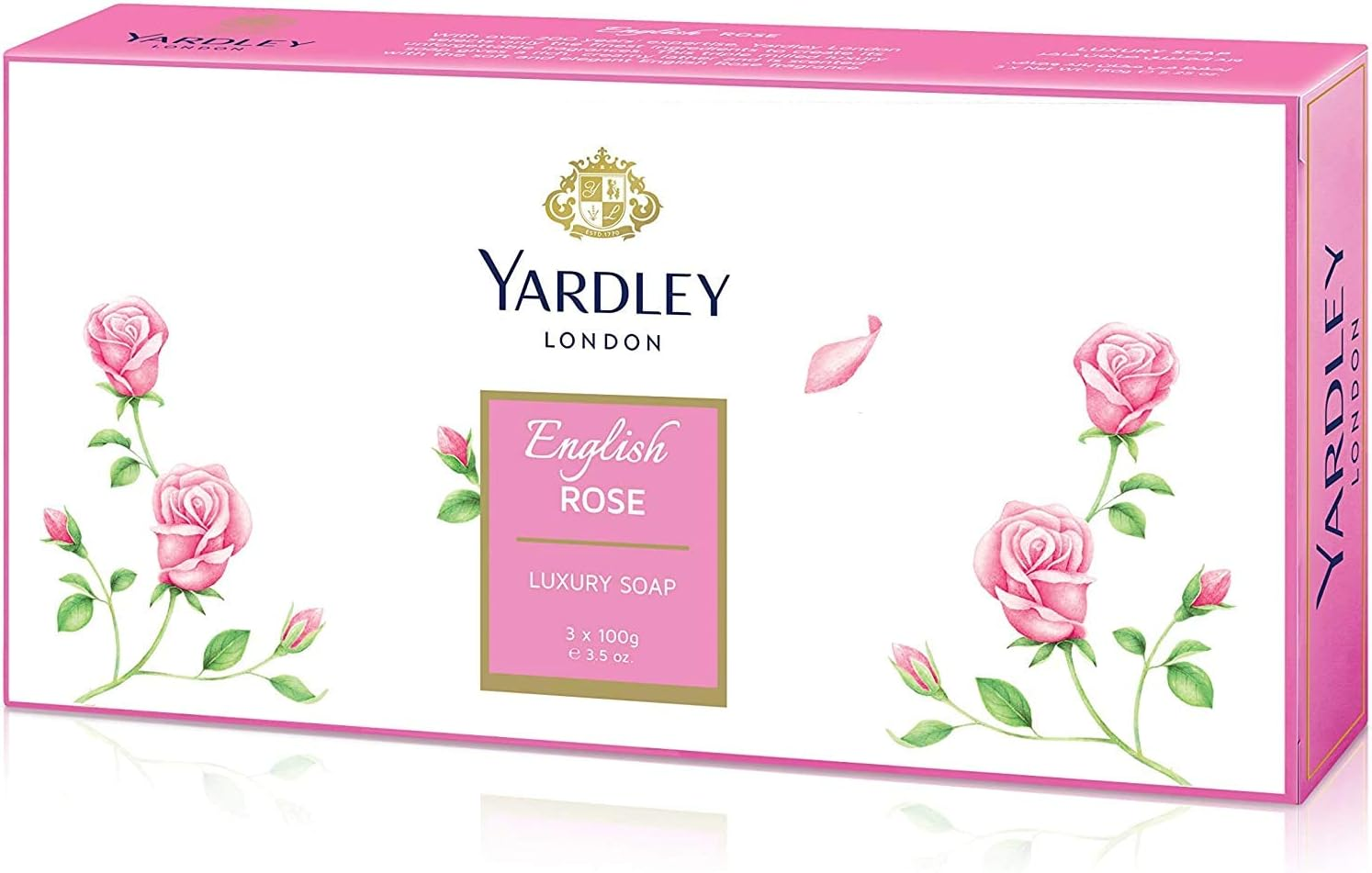 Yardley English Rose Soap 3 X 100G image number 4