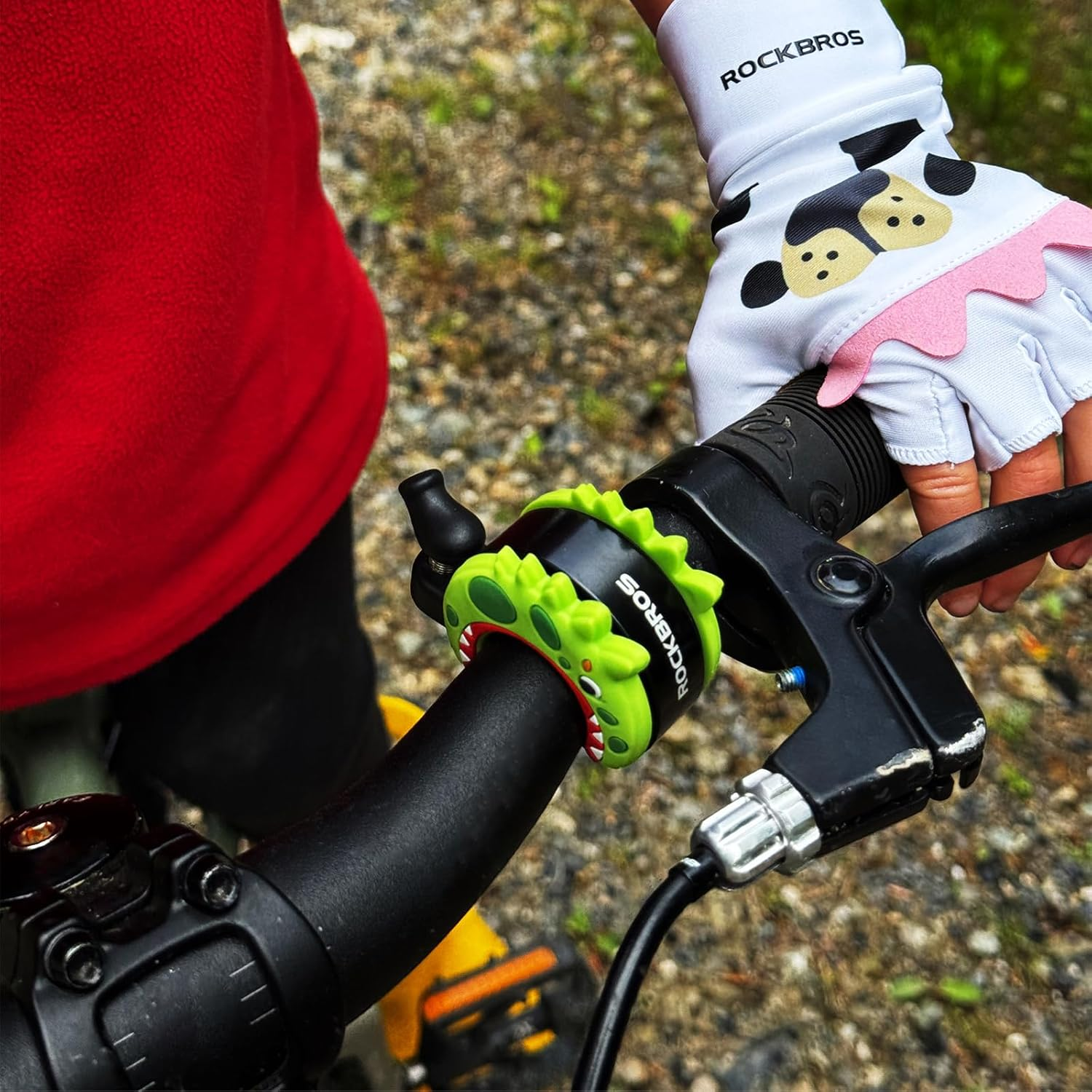 ROCKBROS Bike Bell Aluminum Alloy Bicycle Bell Mountain Bike Bells for Kids Adults with Loud Sound and Fit for 0.87-1In/22-25.4Mm Bicycle Handlebars - Rabbit image number 7