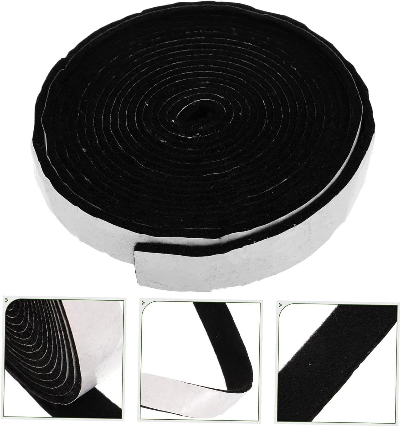 DECHOUS Black Adhesive Felt Grill Strip for Stove Burners High Temperature Insulation Gasket for BBQ Grills and Cooktops Self-Adhesive Protective Seal for Camping and Indoor Use image number 6