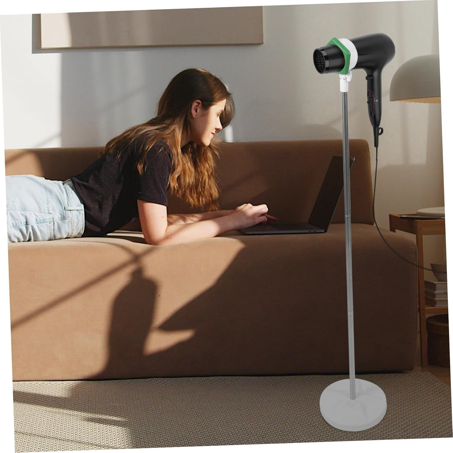 VICASKY Hands Hair Dryer Holder Stand Vertical Storage Rack for Hair Dryer with Stable Base Stylish Design image number 2