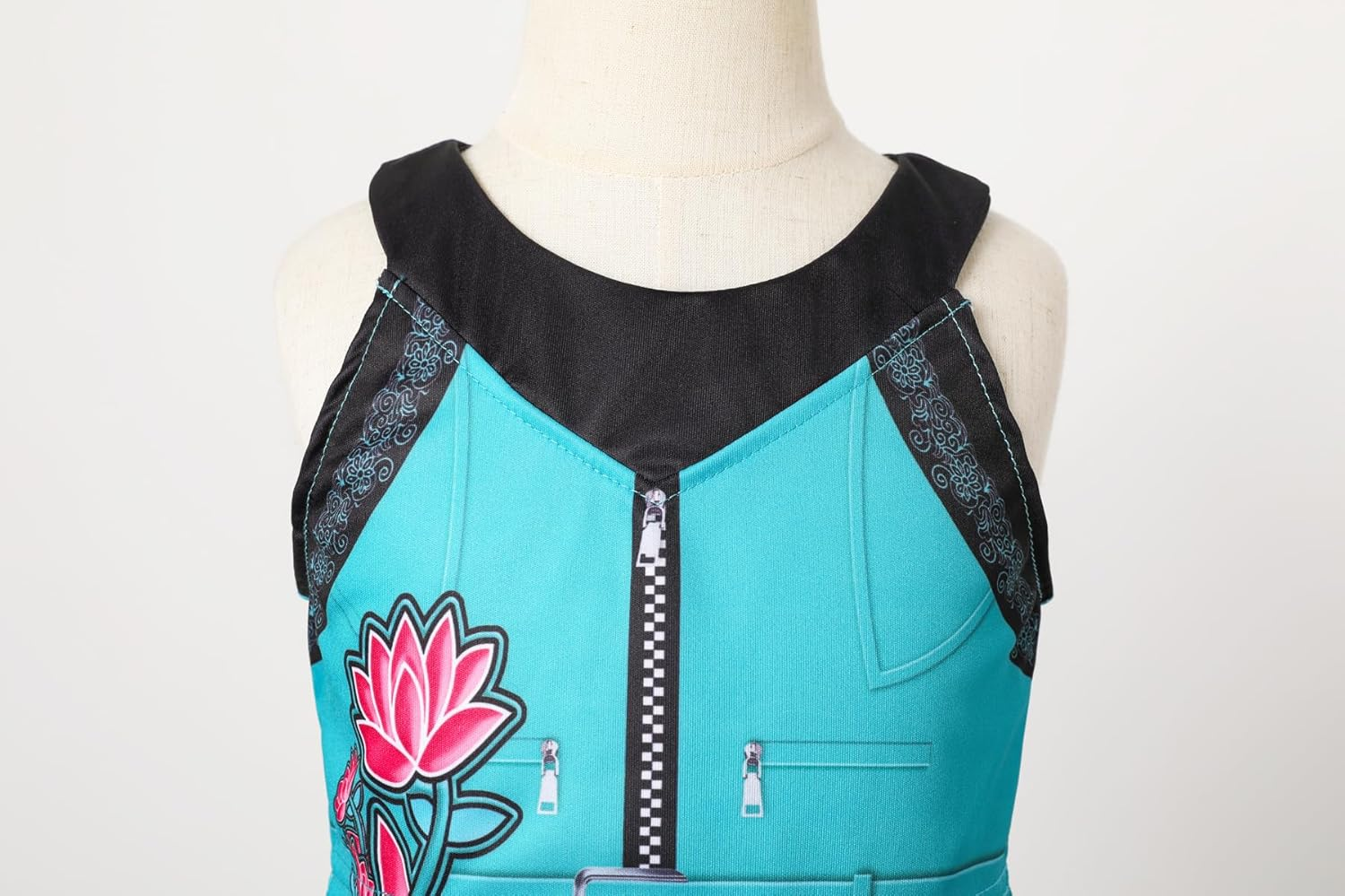 Girls Demon Pop Singer Hunter Costume Stage Outfit Halloween Costumes Singers Leader Cosplay image number 3