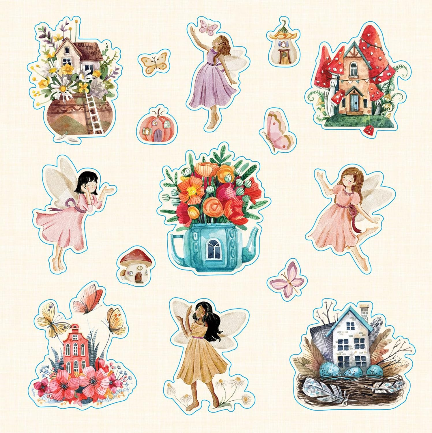 Faerie Kingdom Sticker Book (Over 750 Stickers) image number 2