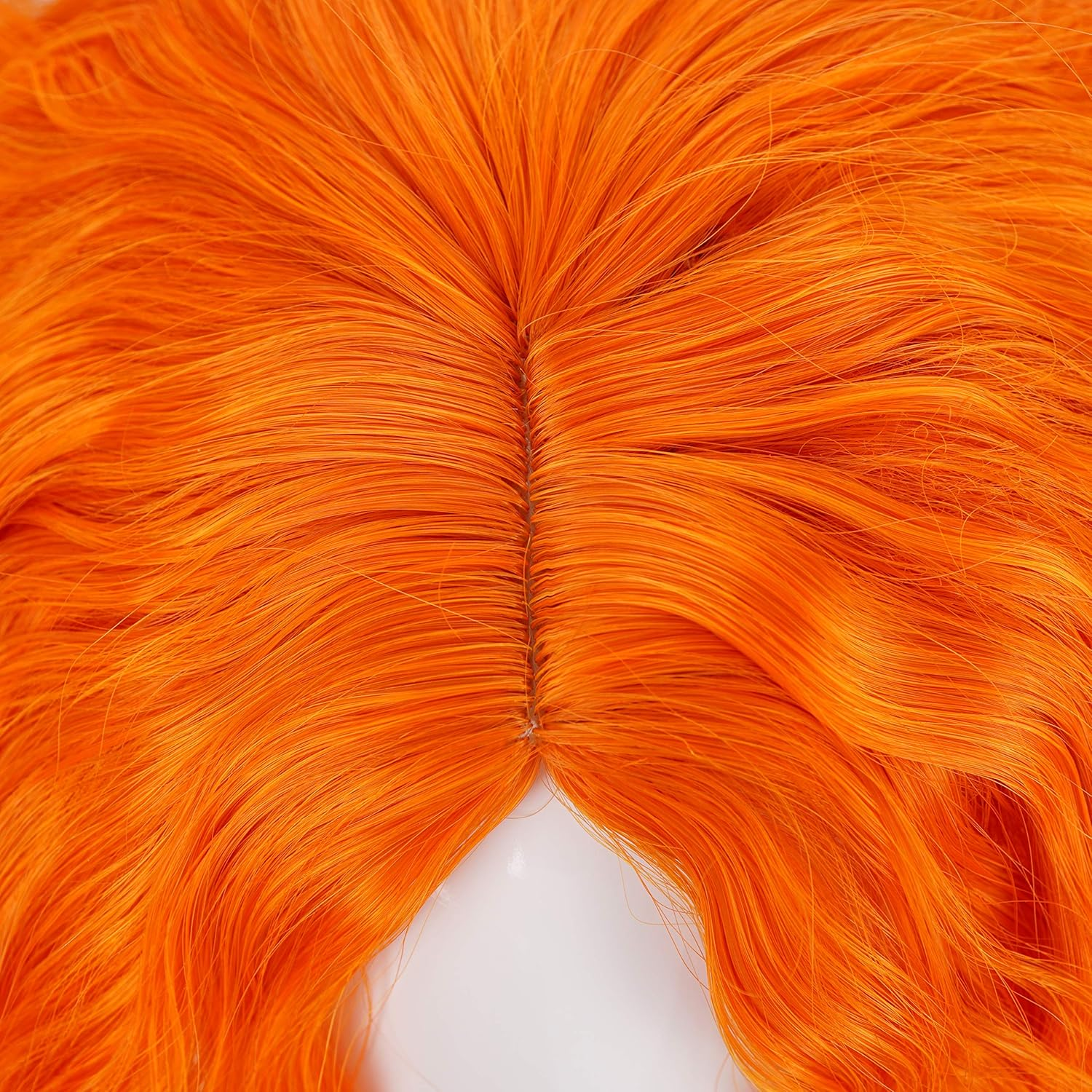 Morvally Mad Hatter Short Fluffy Messy Curly Hair Costume Cosplay Hlloween Party Orange Wigs