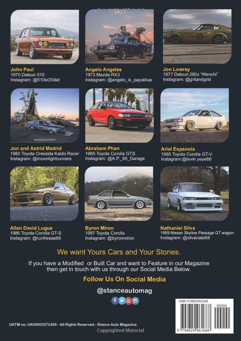 Stance Auto Magazine Jap Classics 1970-89