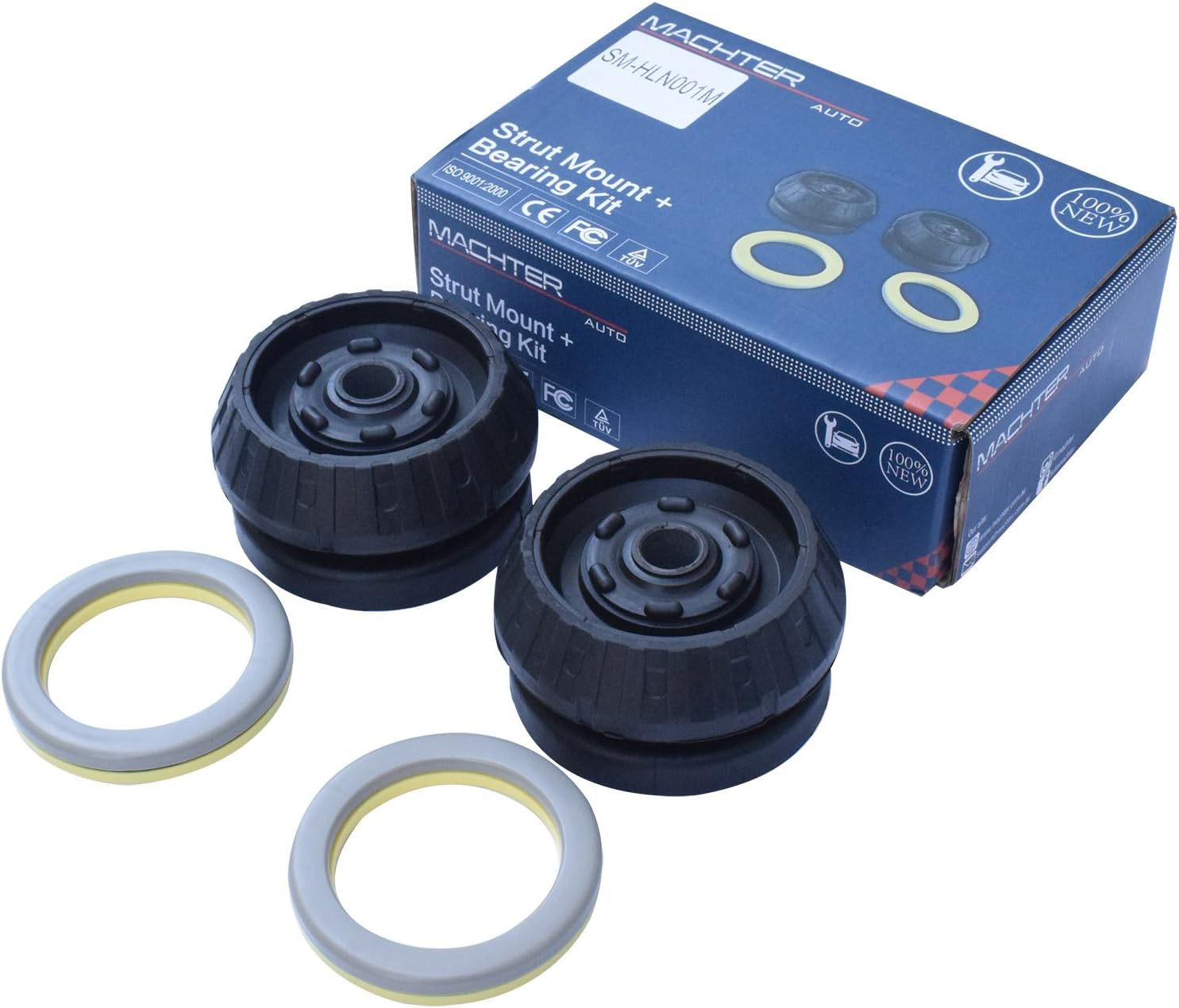 Pair Front Rubber Top Strut Mount Bearing Kit Fit Holden Commodore VT VX VY VZ VE VF image number 5