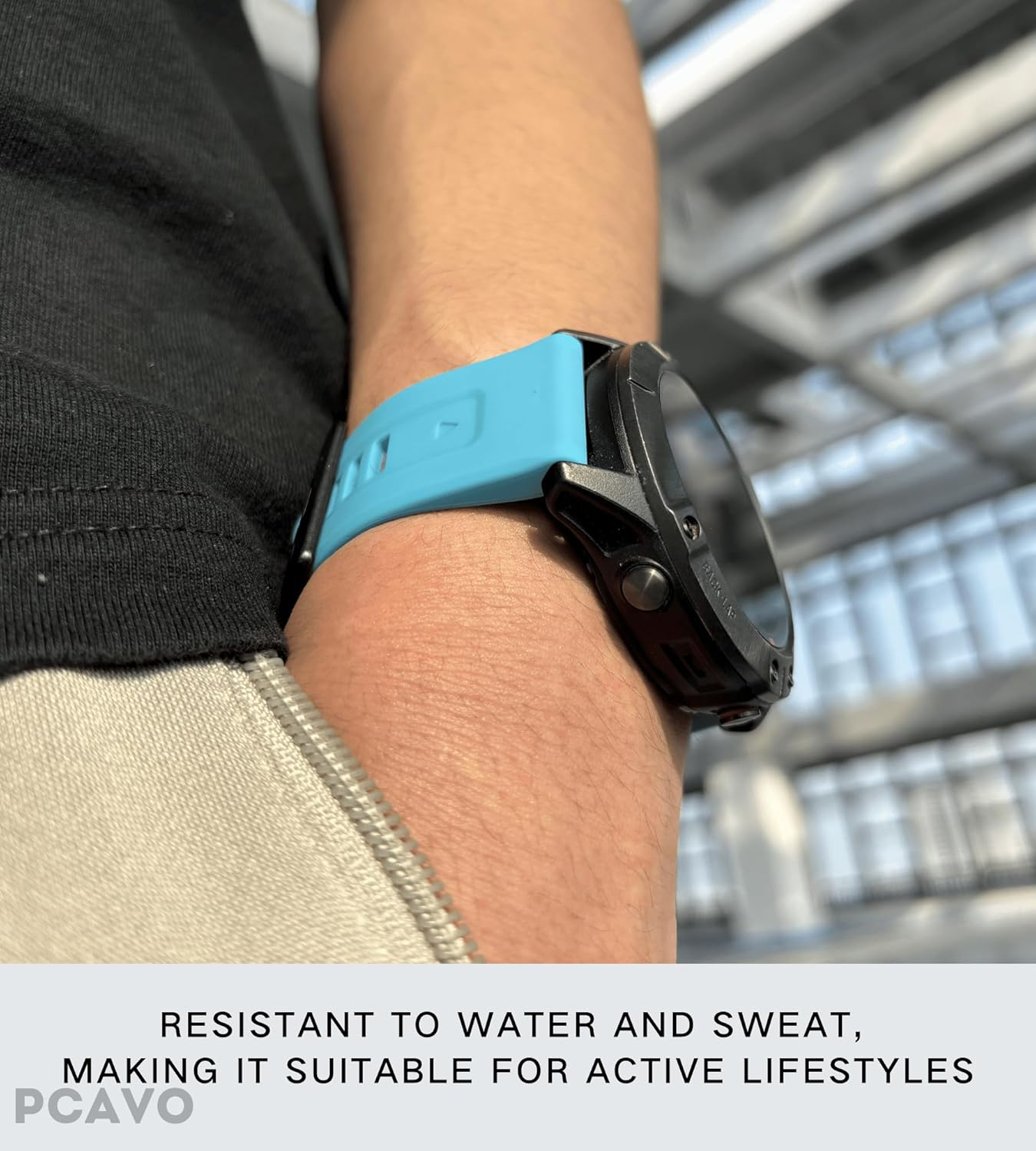 Quickfit 22Mm Watch Band for Garmin Fenix 5/6/7 Forerunner 935 745 965 955, Soft Silicone Replacement Sport Strap for Garmin Descent G1 Quatix 5/6/7 47Mm image number 4