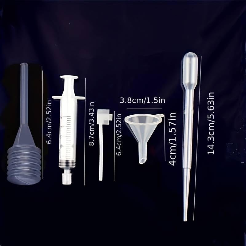 Z&eacute;nitude Glassworks Perfume Bottle Refill Kit - Syringe, Pipette, Funnel + Others 5 Piece Kit image number 2