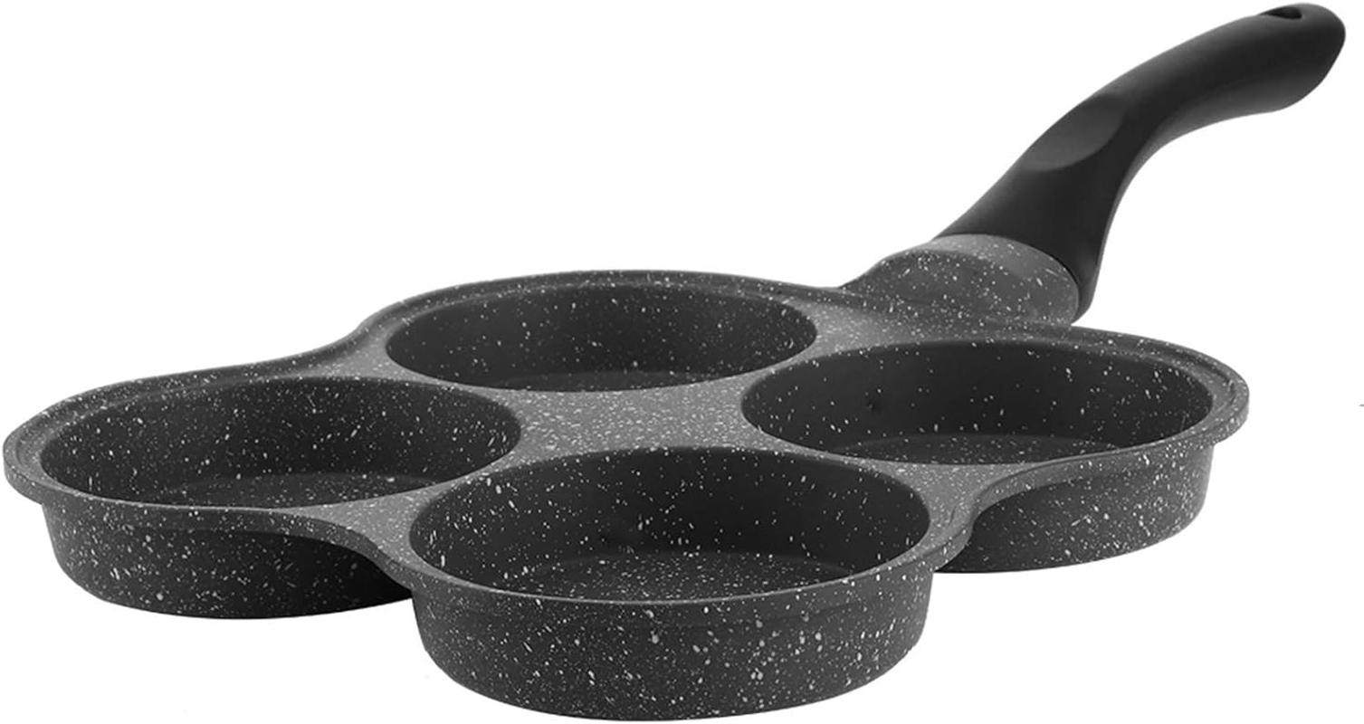 Non Stick Cooking Frying Pan with Release and Ergonomic Handle - Breakfast Maker Kitchen Utensil image number 1