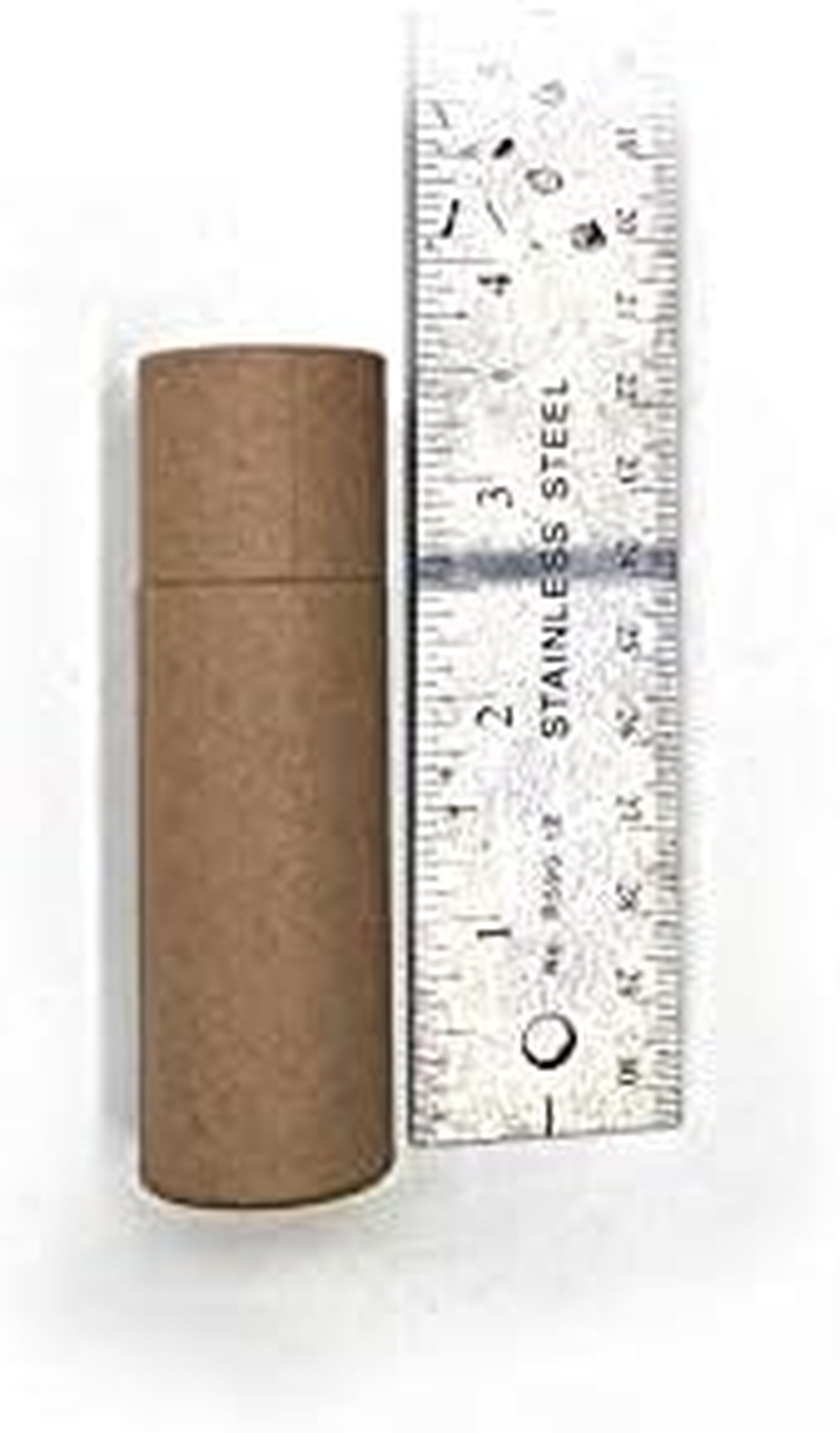 Empty Cardboard Deodorant Containers - Push-Up Style, Top-Fill, Reusable and Biodegradable 1.0 Oz (15-Pack) Brown image number 1