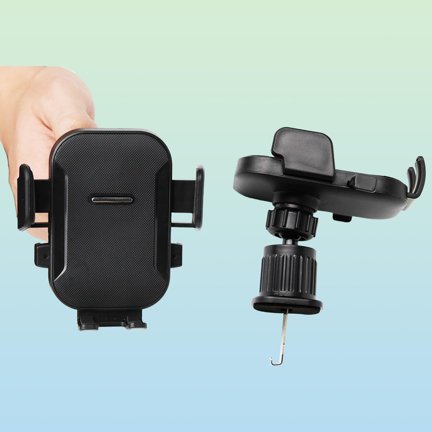 Automatic Lock Car Phone Holder &ndash; 360&deg; Rotating Adjustable Dashboard Mount for Navigation and Hands-Free Driving image number 4