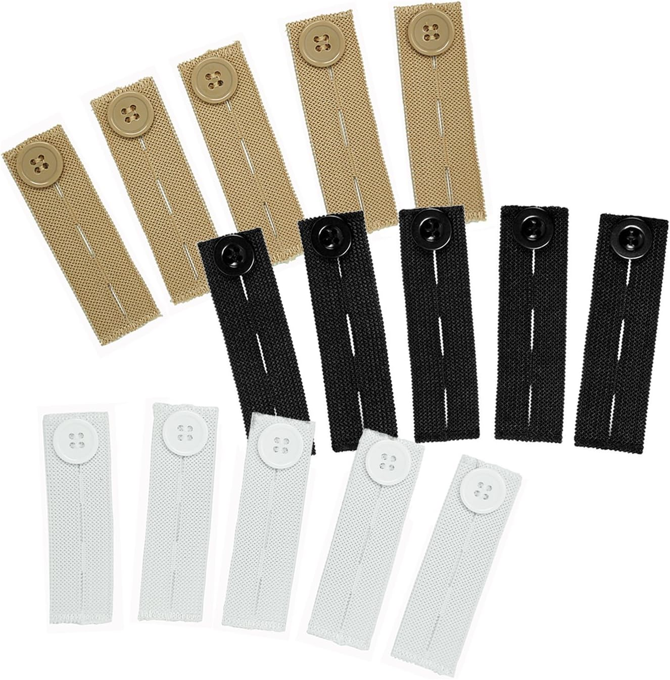 Comfy Clothiers Elastic Waist Extenders for Pants and Shorts image number 1