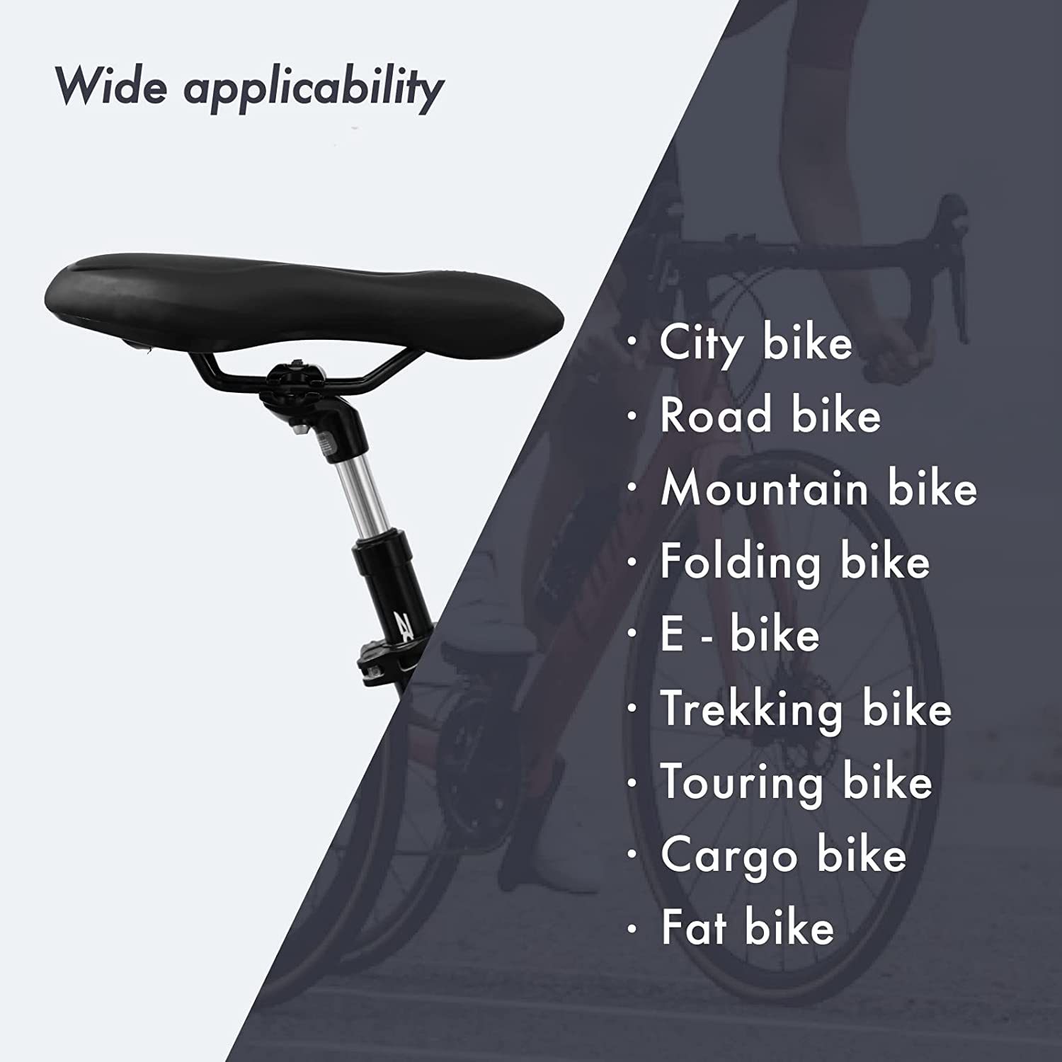 DJC Bike Suspension Seatpost Shock Absorber Damper Post 27.2 30.9 31.6 Mm, Lightweight Aluminum Body image number 2