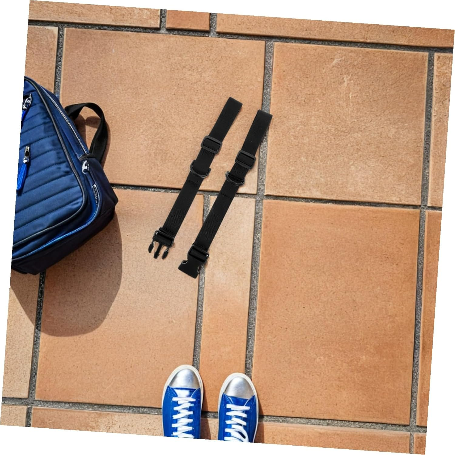 OFFSCH 5Pcs Adjustable Heavy Duty Luggage Buckle Straps for Secure Suitcase Connection and Outdoor Gear Bundling Webbing with Quick Release Buckle Versatile for Backpacks Yoga Mats And