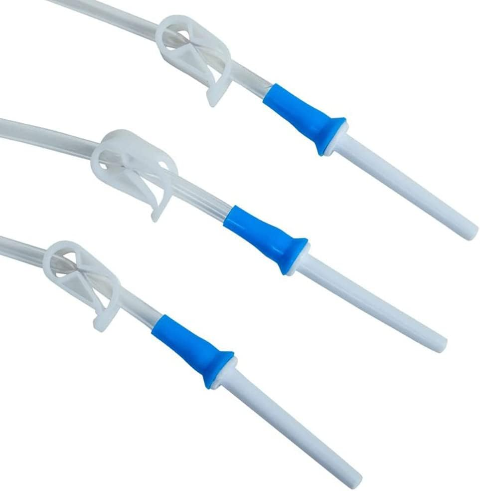 Healthandyoga(Tm) Replacement Enema Tubing &ndash; Super Economical, Hygienic, Medical Grade PVC - 1.5 Meter with Slide Clamp and Nozzle- Compatible with Most Kits (3 Set) image number 5