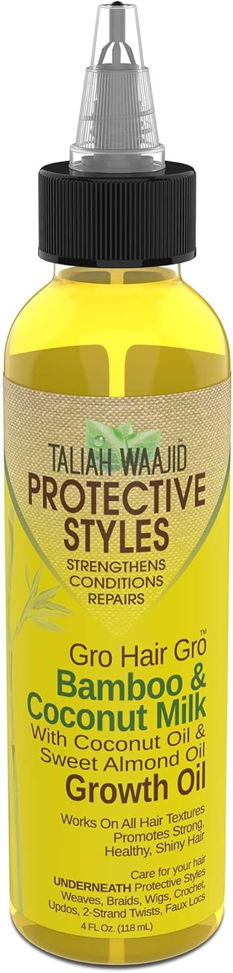 Taliah Waajid Hair Gro Bamboo and Coconut Milk Growth Oil, 4 Oz image number 1