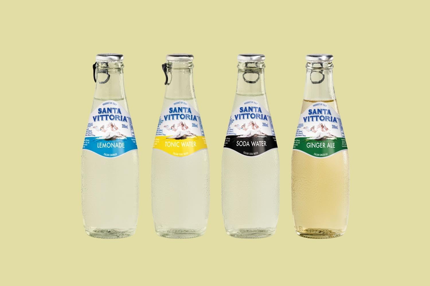 Santa Vittoria Italian Ginger Ale, 24 X 200Ml. Premium Alcoholic Mixer for Spirits. Bottled in Italy, Served in Leading Restaurants. image number 5