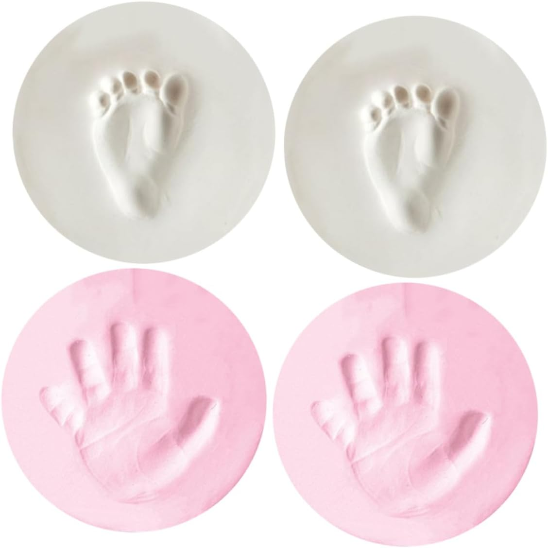 4Pcs Newborn Handprint Footprint Kit Dymadon Gifts Born Memory Handprint Footprint Pad image number 2