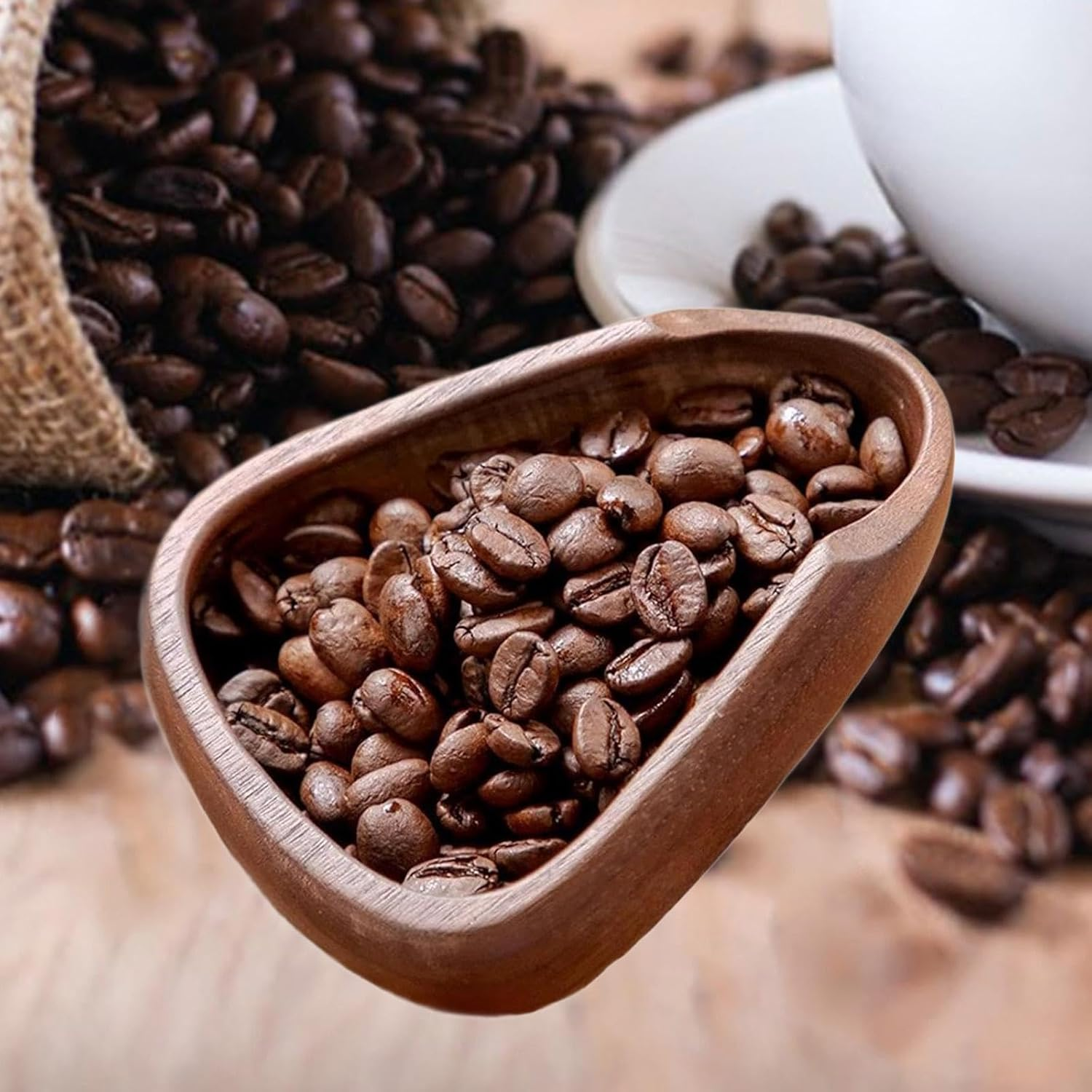 STARTIST Coffee Bean Weighing Bowl Coffee Beans Dosing Cup Portable Tea Leaf Display Tray Weight Coffee Bean Container for Office Cafe image number 1