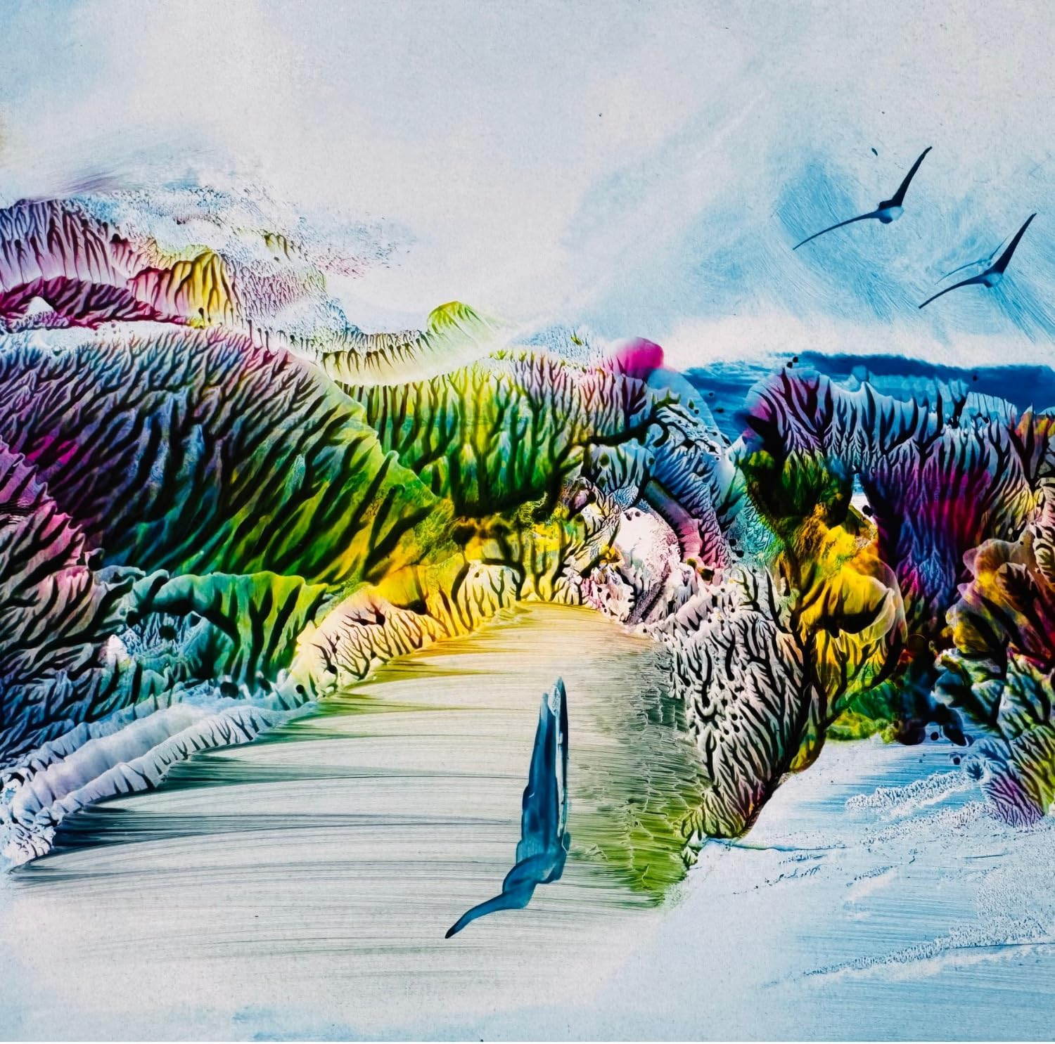 Encaustic Art A4 Hot Wax Painting Cards, White (100 Sheets) image number 5