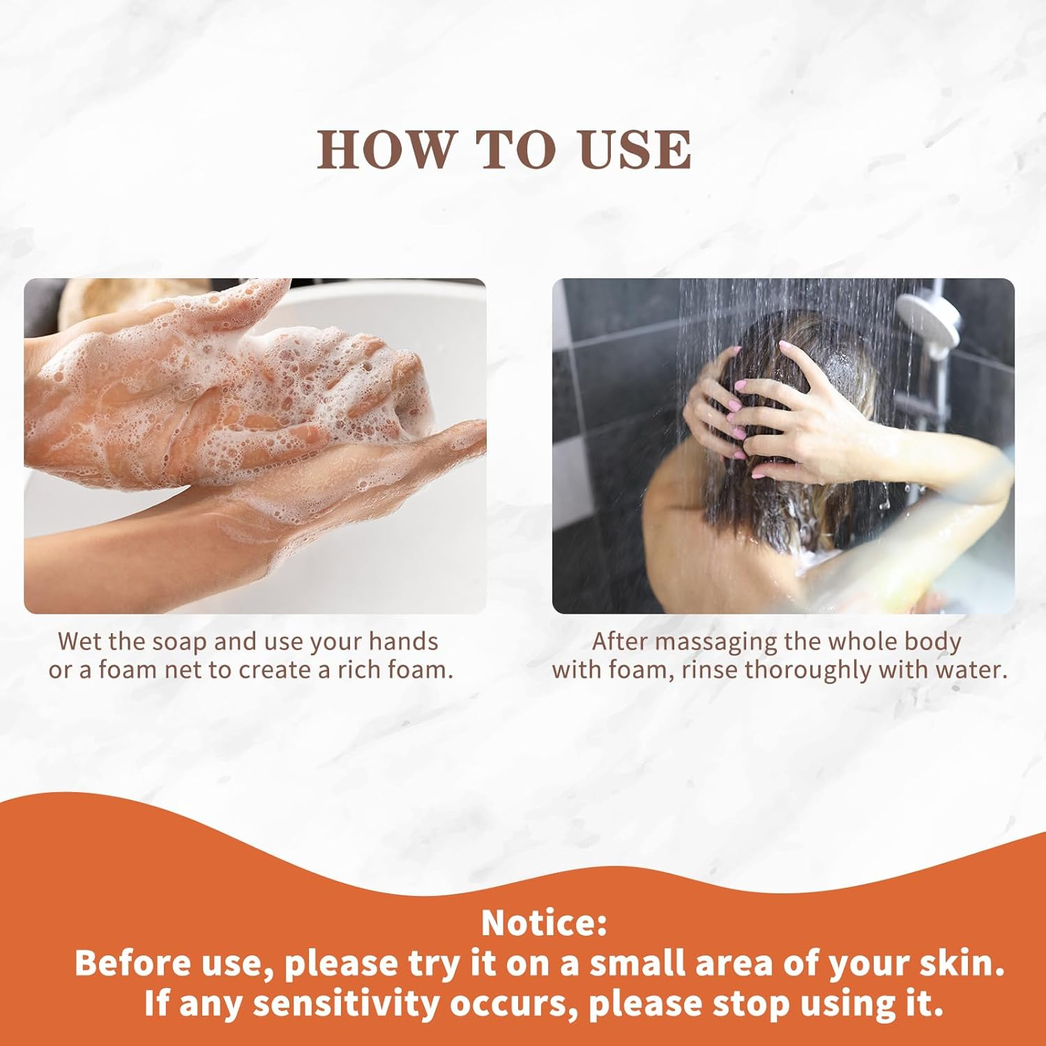 EUQEE Glutathione Soap, Glutathione Soap Bars with Glutathione, Collagen, Vitamin C image number 5