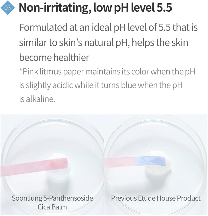 Etude House Soonjung 5-Panthensoside Cica Balm 1.4 Fl. Oz. (40 Ml) (21 AD); Hypoallergenic, Skin Relaxing and Soothing Mild Balm for Sensitive Skin, Panthenol image number 4