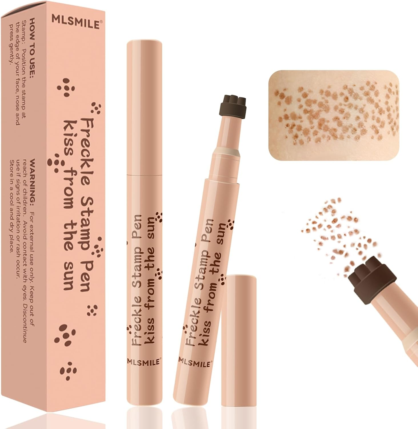 Freckle Pen, Natural Looking Freckles, Waterproof Makeup Pen for Freckles, Long-Lasting, Easy to Use (01 Light Brown) image number 2