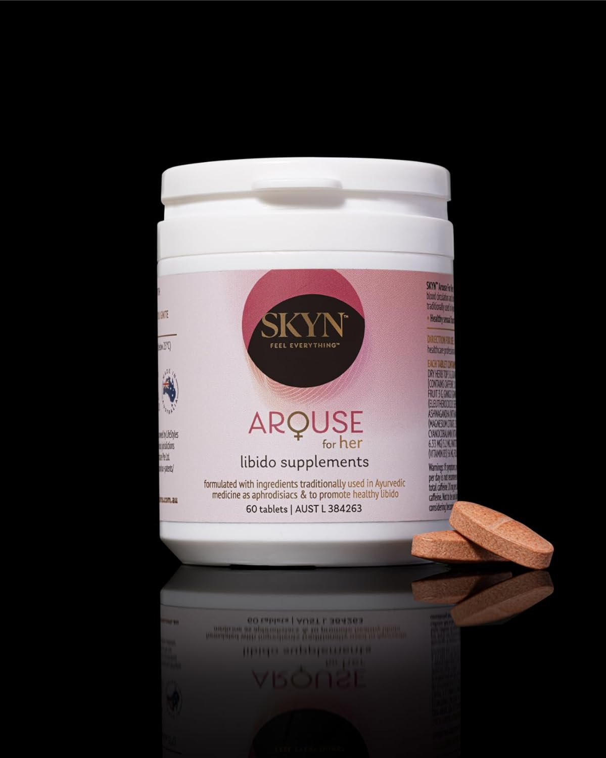 SKYN&trade; Arouse&trade; for Her Libido Supplements 60 Tablets image number 3