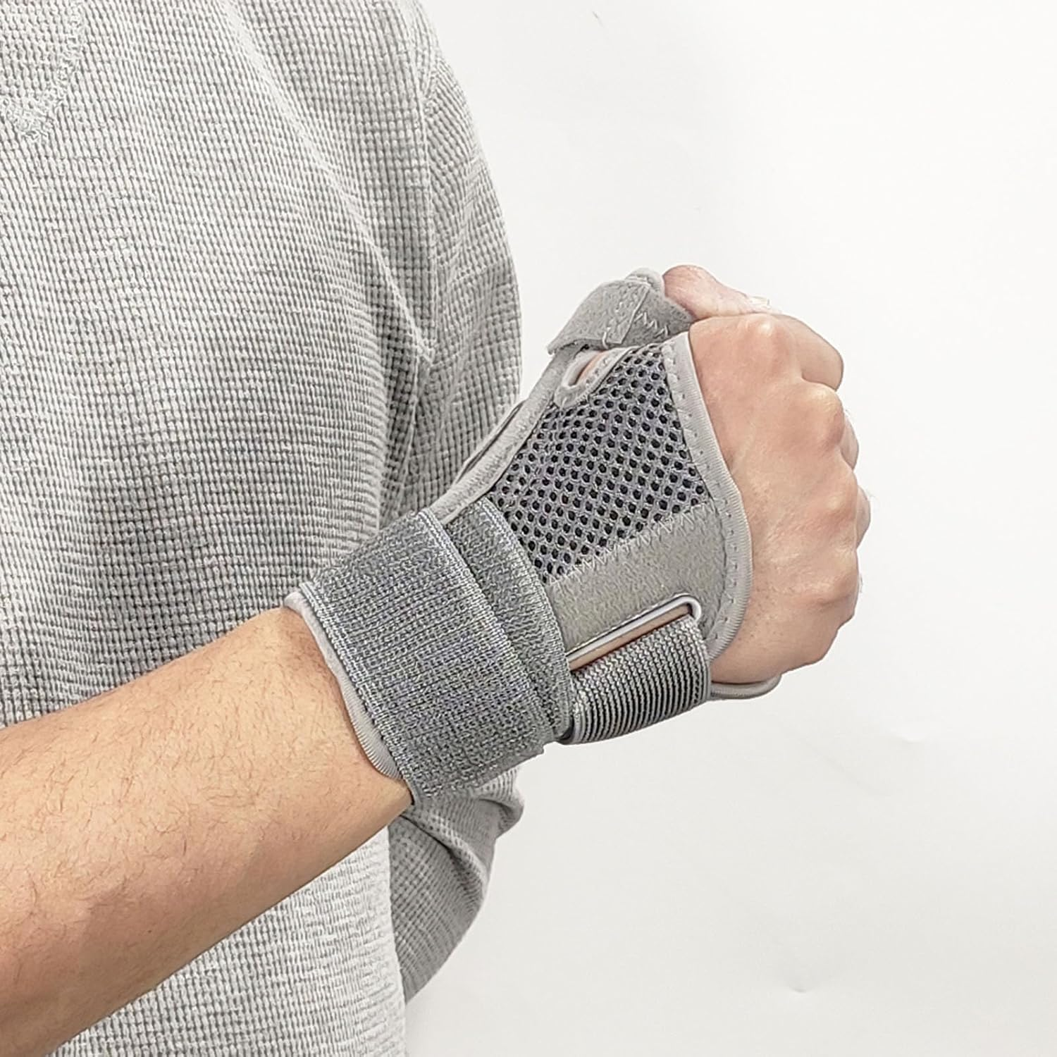 Thumb Brace & Wrist Support, Ergonomic Thumb Splint Spica with Wrist Brace for Arthritis, De Quervains Tenosynovitis, CMC Joint, Tendonitis - Right/Left Hand - 1 Piece image number 5