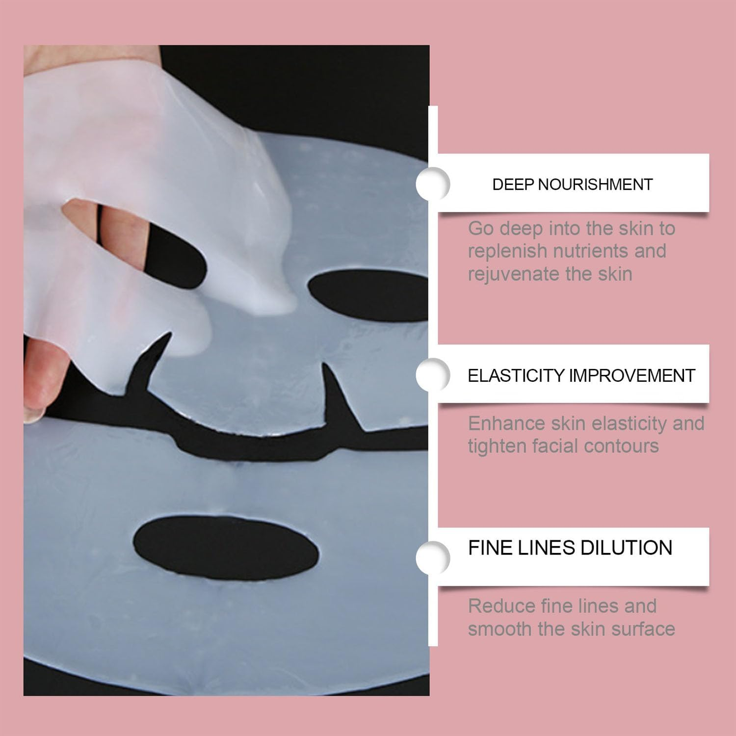 Bio-Collagen Face Mask,Collagen anti Wrinkle Lifting Mask,Bio-Collagen Face Mask Overnight,Deep Collagen anti Wrinkle Lifting Mask,Collagen Mask Hydrating Mask image number 1