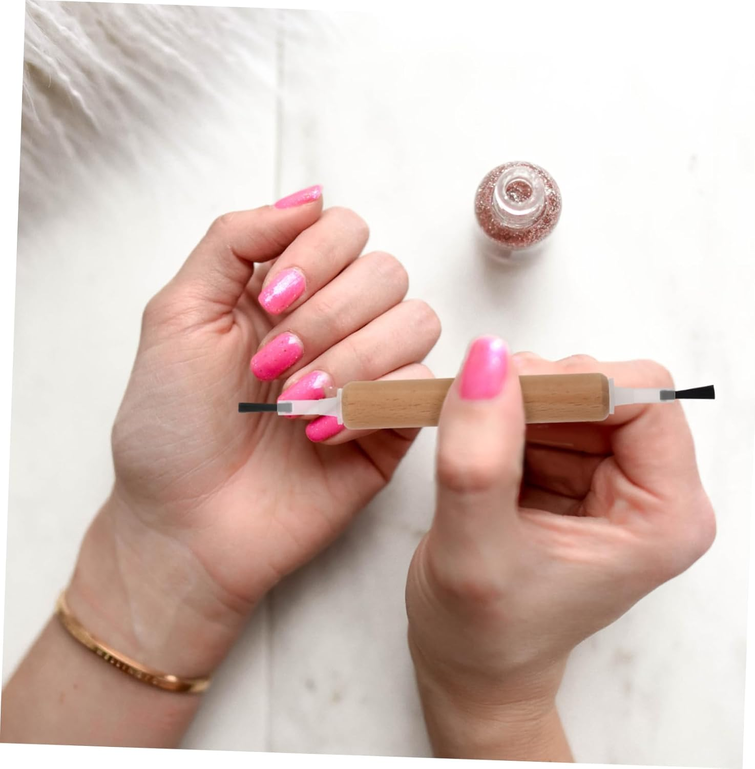 VICASKY Nail Painting Accessories Nail Art Accessories Kit Replacement Brush Head Gel Brush Set image number 1