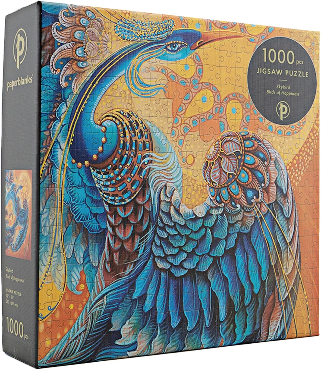Paperblanks - Skybird - Birds of Happiness - Jigsaw Puzzles: 1000 Pieces image number 1