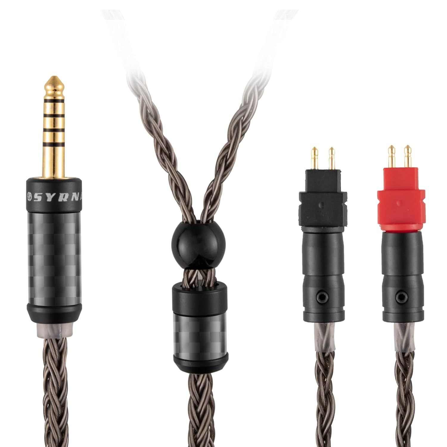 SYRNARN 4.4Mm Balanced Headphone Cable Compatible with Sennheiser HD650, HD600, HD580, HD660S, HD58X, Massdrop HD6XX 16 Core Upgrade Replacement Cord (With 4.4Mm Balanced, 3Meters/10Ft) image number 5