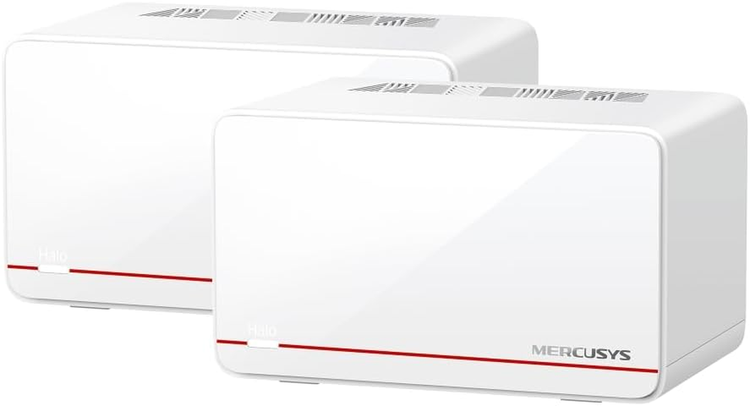 Mercusys BE6500 Whole Home Mesh Wi-Fi 7 System, Dual-Band, 4K-QAM, MLO, 2 X 2.5G + 1 X 1 G, Seamless Roaming, Gaming & Streaming, Easy APP Manage and Setup, Parental Control (Halo H37Be(2-Pack)) image number 1