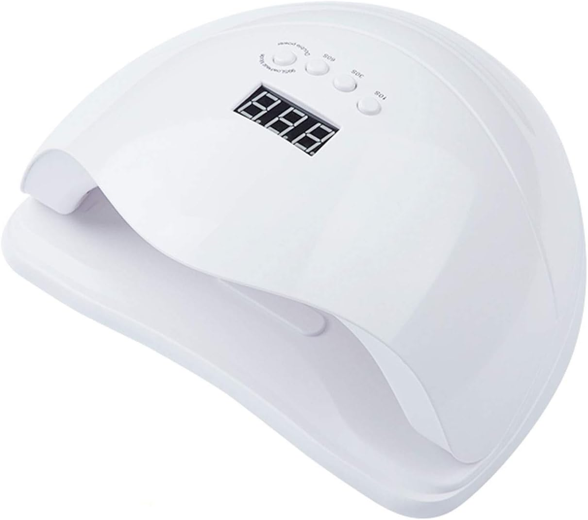 Professional Nail Tools Nail Lamp-120W, Professional Nail Baking Lamp Quick-Drying, 4 Timers, Phototherapy LED for Nail Dryer Suitable for Home and Salon Use (Color : White) image number 2