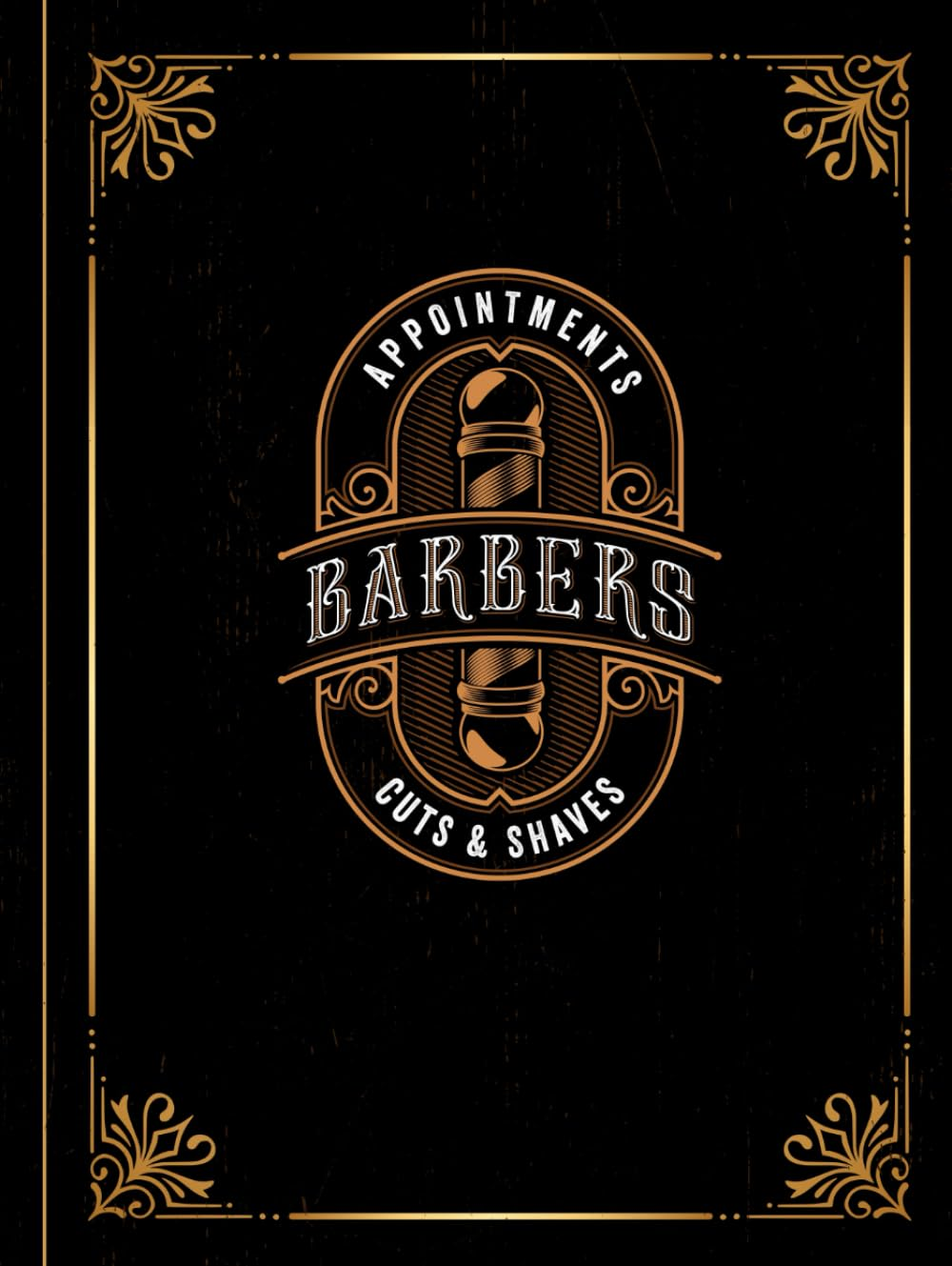 Barber Appointment Book 2025: Barber Shop Client Appointments 2025 - Month to Month Calendar + Daily Appointments W/ 15 Min Slots. Contacts + Notes