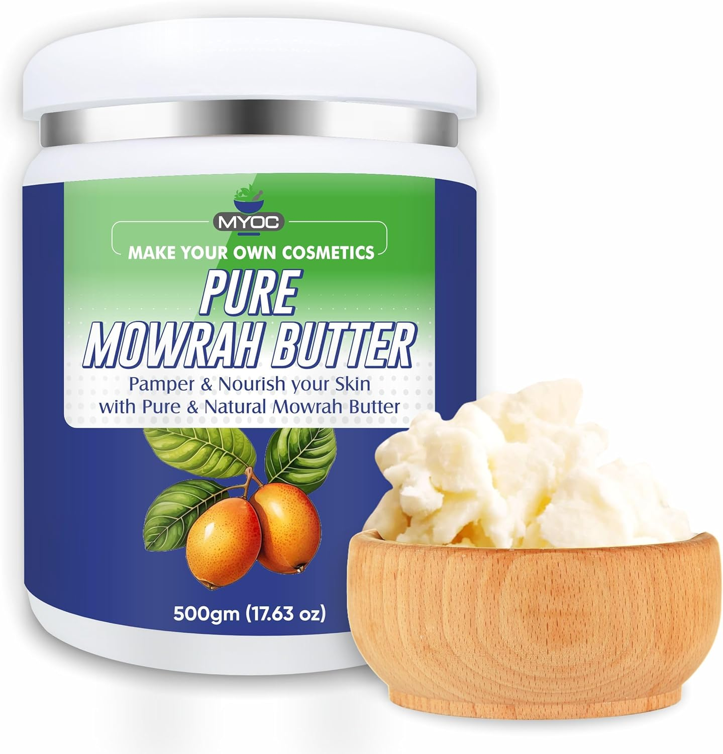 MYOC Cupuacu Butter &ndash; Natural Cosmetic Grade | Ideal for DIY Creams, Balms, Lotions, Soaps & Cosmetic Formulations | 200 G (7.05 Oz) image number 3