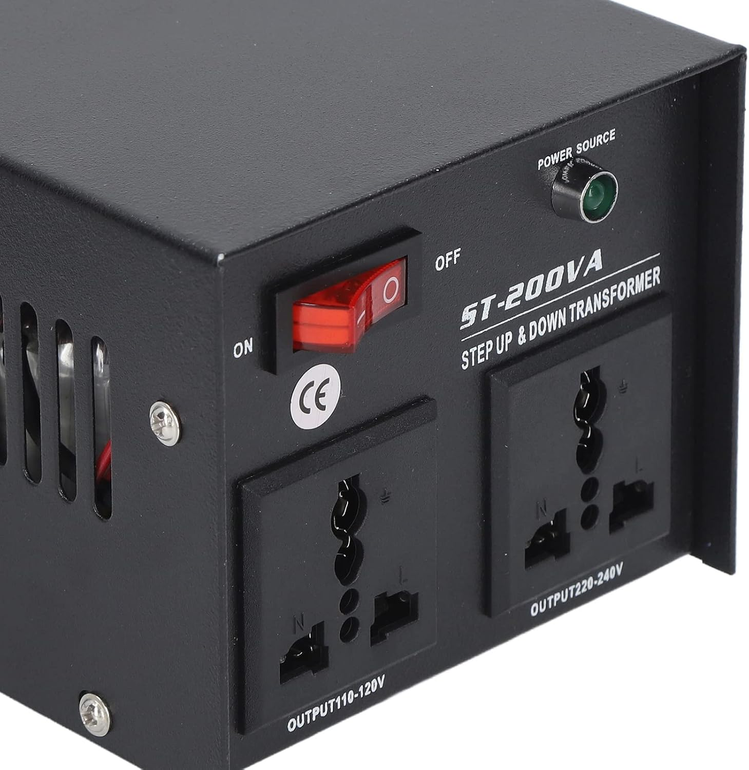 Voltage Transformer, Compact Watt Voltage Converter, Circuit Breaker Voltage Converter Transformer for Hair Dryer, Juicer, Rice Cooker, from To, To image number 2