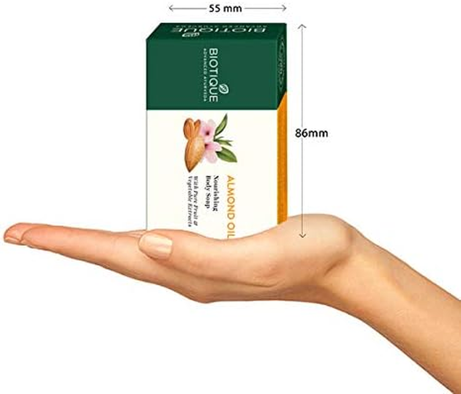 Biotique Almond Oil Soap, 75G image number 3