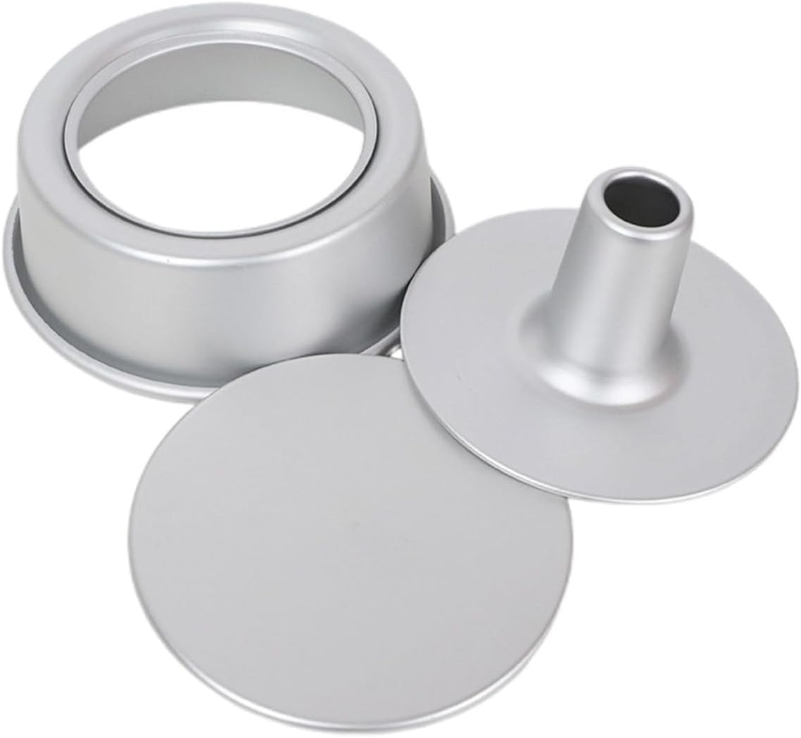 Chiffon Cake Pan - round Shape, Loose Bottom Tray | Baking Pan with Non-Stick Cupcake, Lightweight Cake Mould, Aluminium round Bakeware for Kitchen Oven, Cheesecake Cans, Pastry Bread Tool image number 4