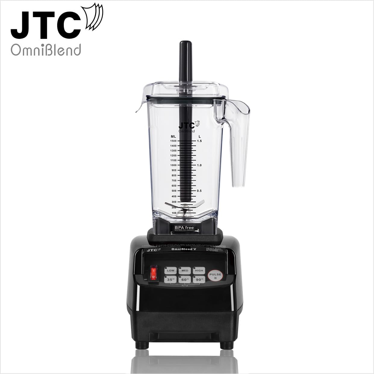 Genuine JTC Omniblend V Heavy Duty Professional Blender, Bpa-Free, 1.5L Jug D Capacity, Multiple Speed Settings 7 Year Warranty by JTC Omniblend image number 6