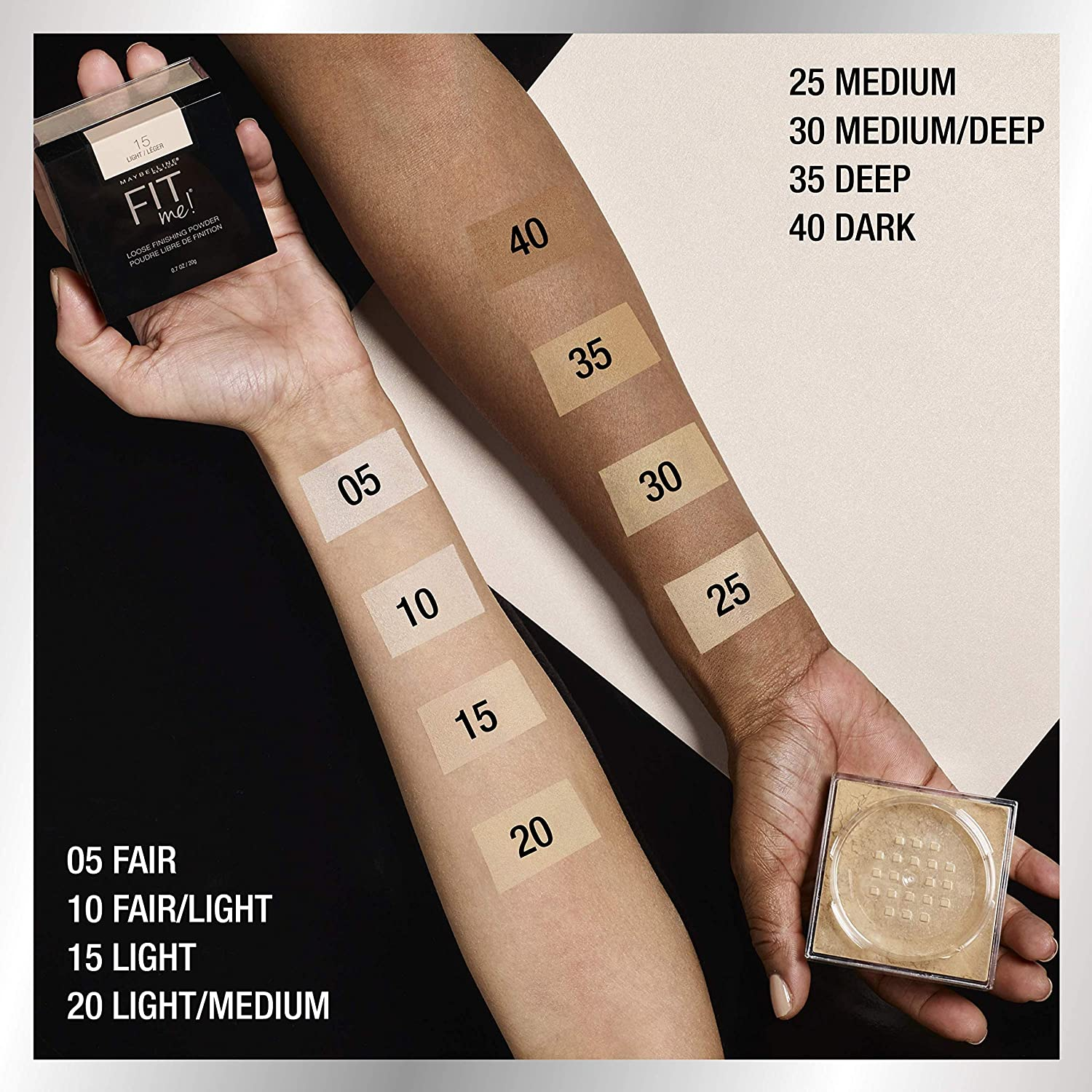 Maybelline Fit Me Loose Finishing Powder, Fair, 1 Count - Dark image number 6